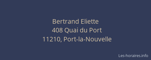 Bertrand Eliette