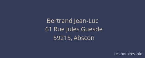 Bertrand Jean-Luc