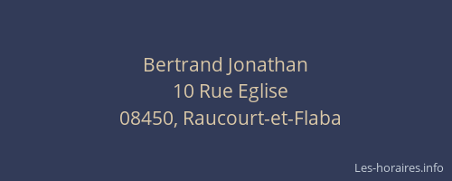 Bertrand Jonathan