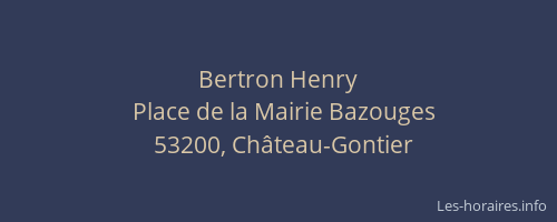 Bertron Henry