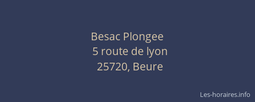 Besac Plongee
