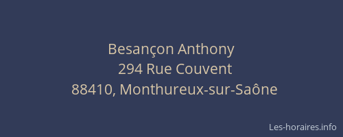 Besançon Anthony