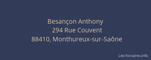 Besan&ccedil;on Anthony