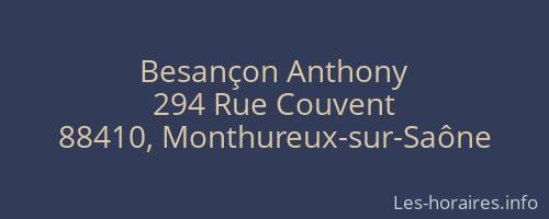 Besançon Anthony
