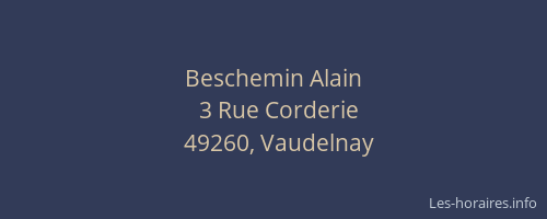 Beschemin Alain