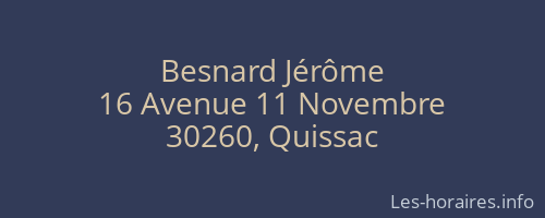 Besnard Jérôme