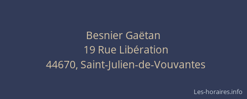Besnier Gaëtan