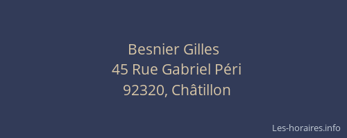 Besnier Gilles