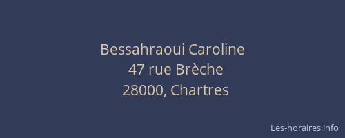 Bessahraoui Caroline