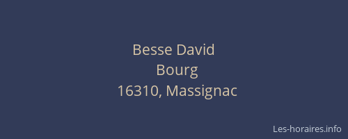 Besse David