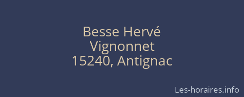 Besse Hervé