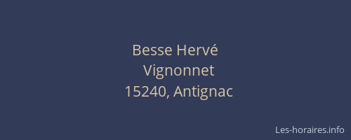 Besse Herv&eacute;