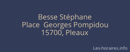 Besse Stéphane
