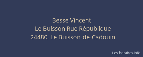 Besse Vincent