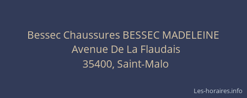 Bessec Chaussures BESSEC MADELEINE