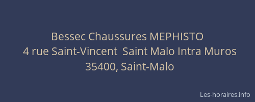 Bessec Chaussures MEPHISTO