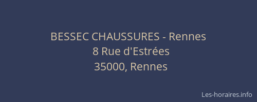 BESSEC CHAUSSURES - Rennes