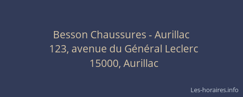 Besson Chaussures - Aurillac