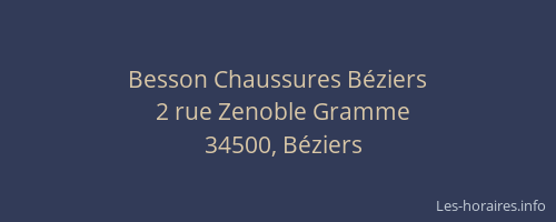 Besson Chaussures Béziers
