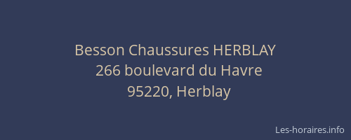 Besson Chaussures HERBLAY