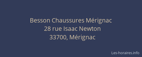 Besson Chaussures Mérignac
