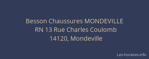Besson Chaussures MONDEVILLE