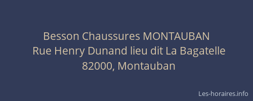 Besson Chaussures MONTAUBAN