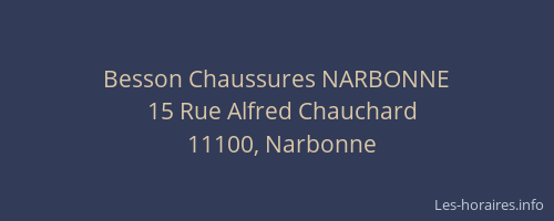 Besson Chaussures NARBONNE