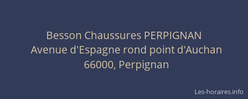 Besson Chaussures PERPIGNAN