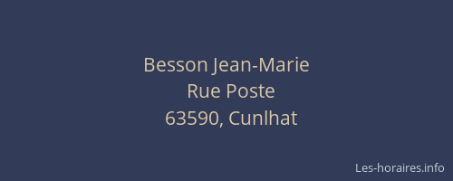 Besson Jean-Marie