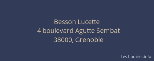 Besson Lucette