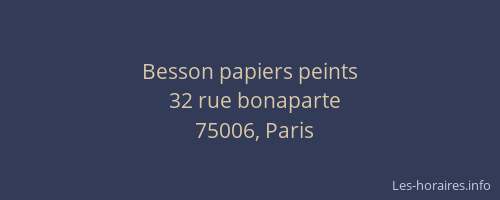 Besson papiers peints