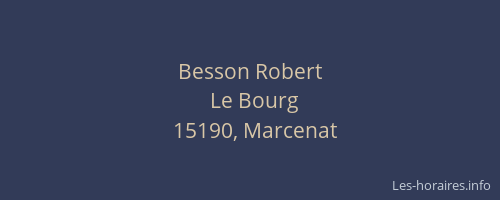 Besson Robert