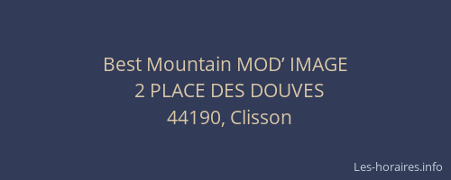 Best Mountain MOD’ IMAGE