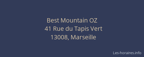 Best Mountain OZ