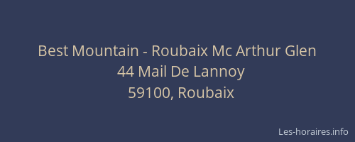 Best Mountain - Roubaix Mc Arthur Glen