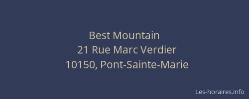 Best Mountain