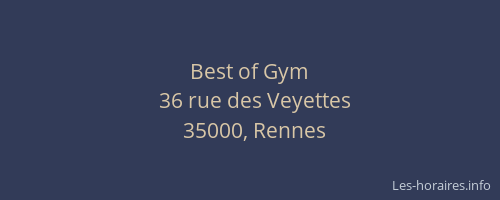 Best of Gym