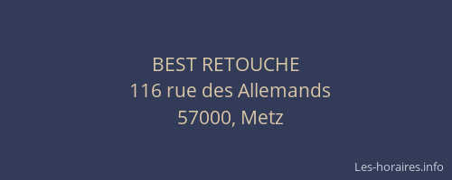 BEST RETOUCHE