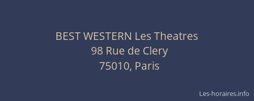 BEST WESTERN Les Theatres
