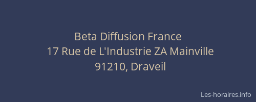 Beta Diffusion France