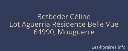 Betbeder Céline