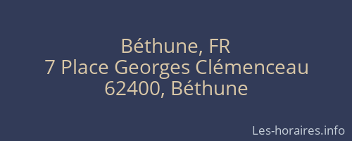 Béthune, FR