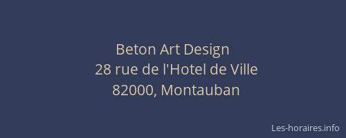 Beton Art Design