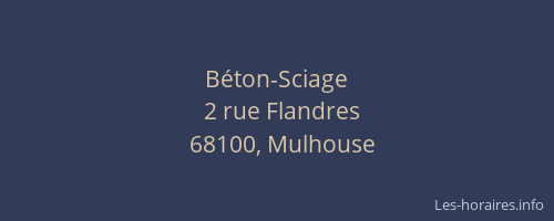 Béton-Sciage