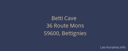 Betti Cave