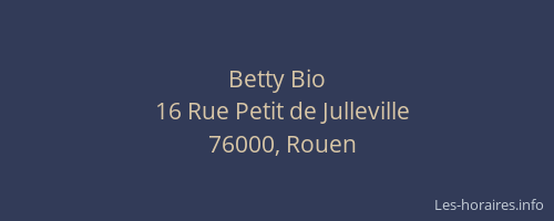 Betty Bio