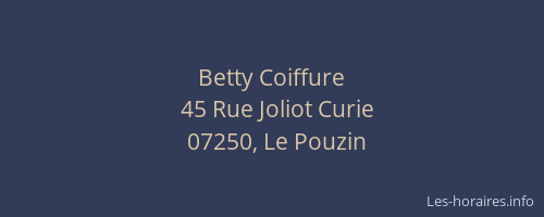 Betty Coiffure