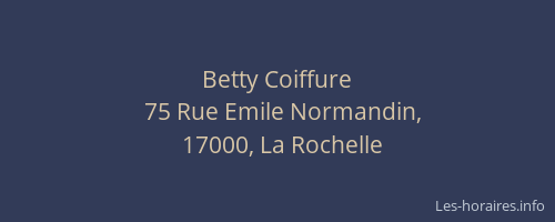 Betty Coiffure