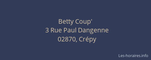 Betty Coup'